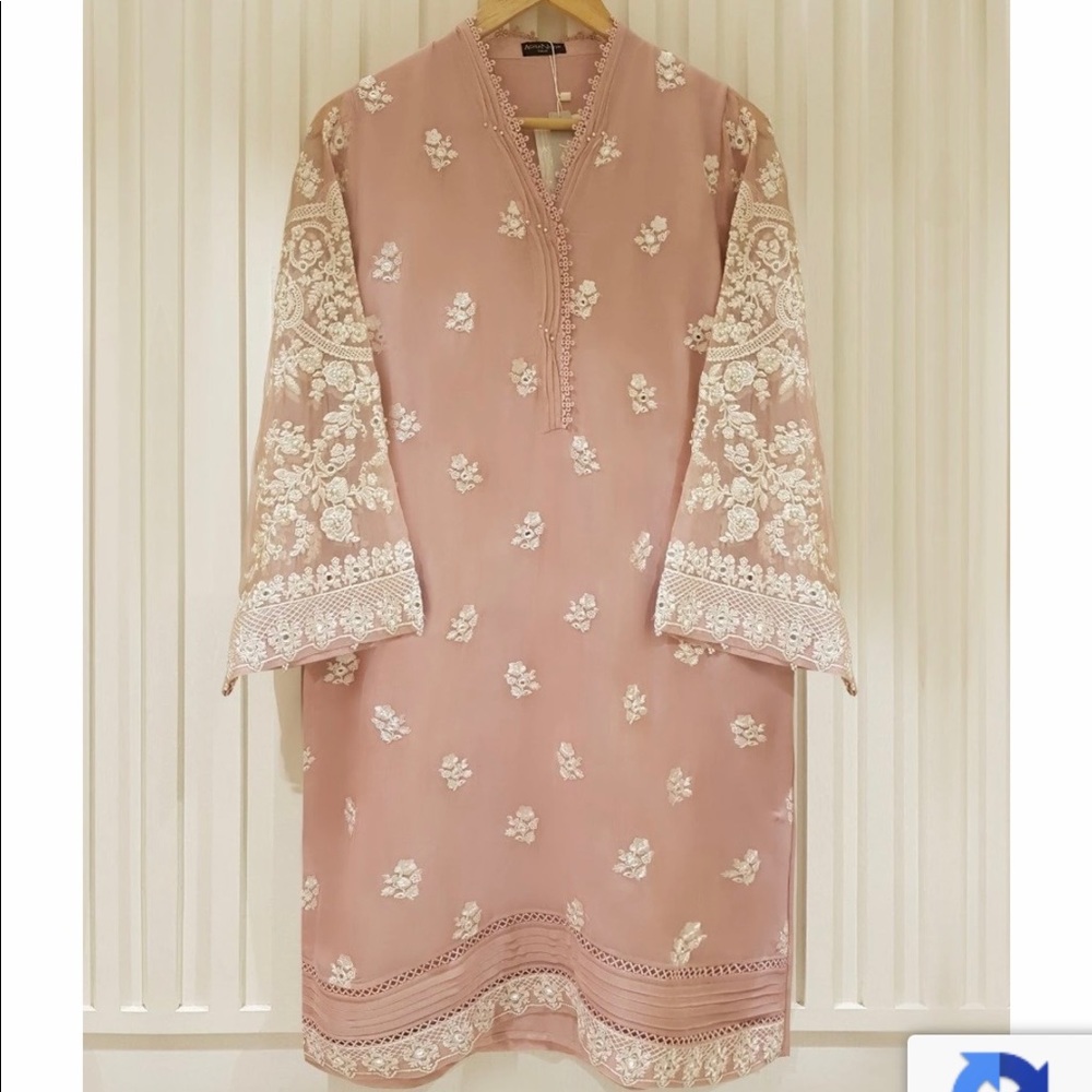 Agha noor Pakistani chiffon Indian kurti/dress authentic